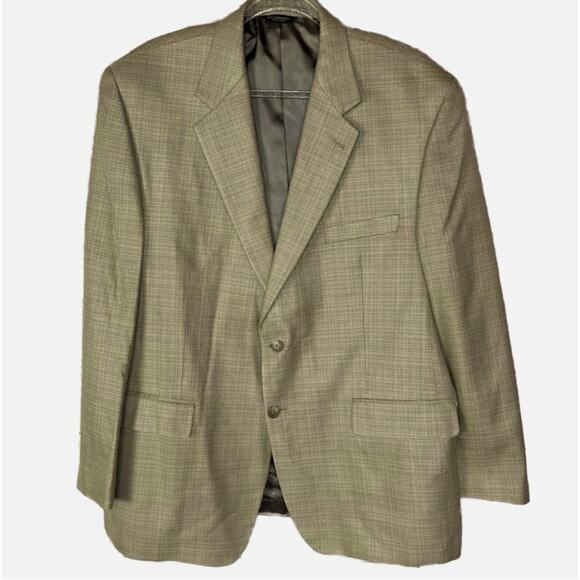 100% Silk Weave Textured Cornsilk Blazer / Sport coat - Picture 1 of 6
